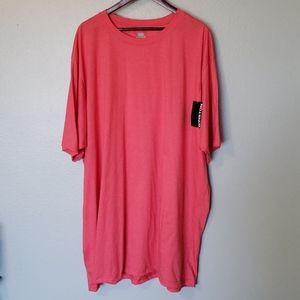 Big and Tall Men's Coral Tee Shirt